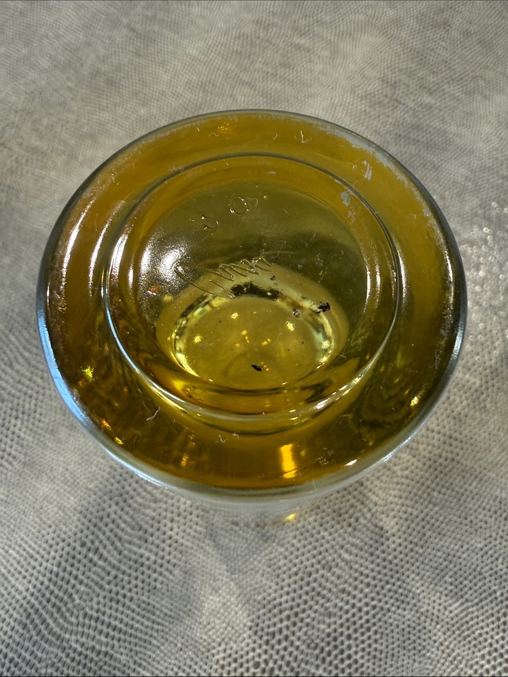 Vintage Colored Base Clear Shot Glasses - Set of 4 - Picture 13 of 16